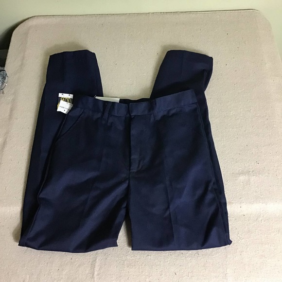 School Uniforms Boys lot of 2 Navy Blue double knee Sz. 14 NWT - Picture 3 of 5